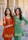 Lipika By Karissa Viscose Mal Chanderi Online Kurti With Bottom Wholesale